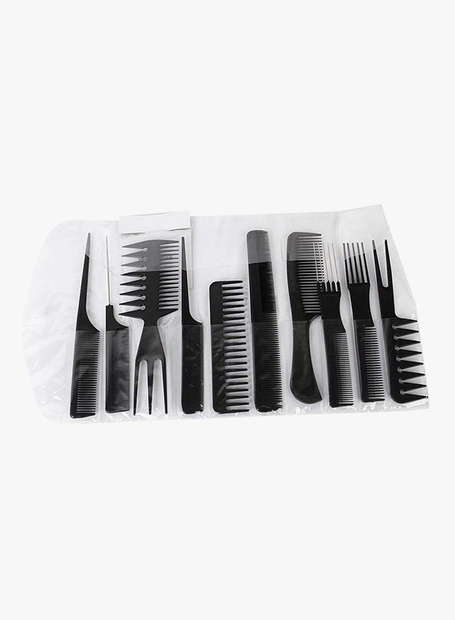 Miss Beauty 10-Piece Comb Set Black - Image 2