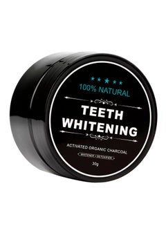 Natural Activated Organic Charcoal Teeth Whitening Powder Black 30grams