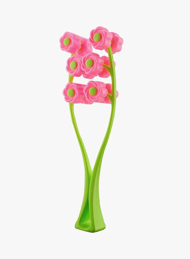 جهاز تدليك الوجه الدوّار أخضر / وردي - Image 2