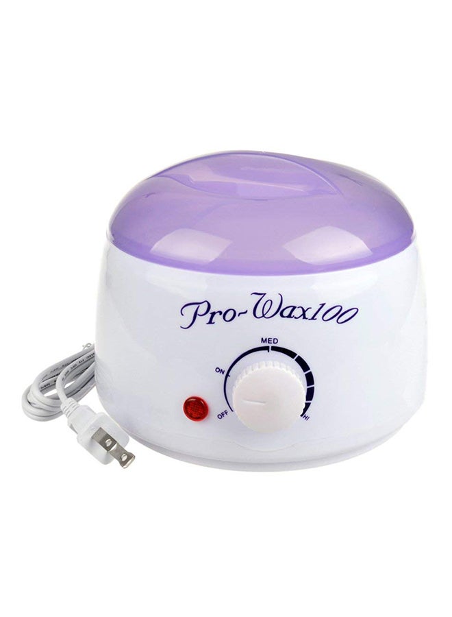جهاز تسخين الشمع الكهربائي الاحترافي أزرق/ أبيض 20x20x15سم - نسخة أصلية أبيض/أرجواني