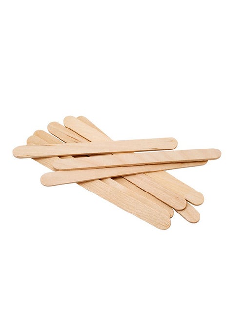 طقم مكون من 100 قطعة لجهاز الشمع لنتف الشعر بيج