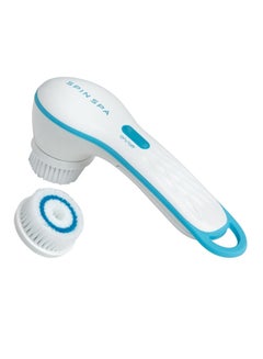 Spin Spa Cleansing Facial Brush White/Blue  - Image 1