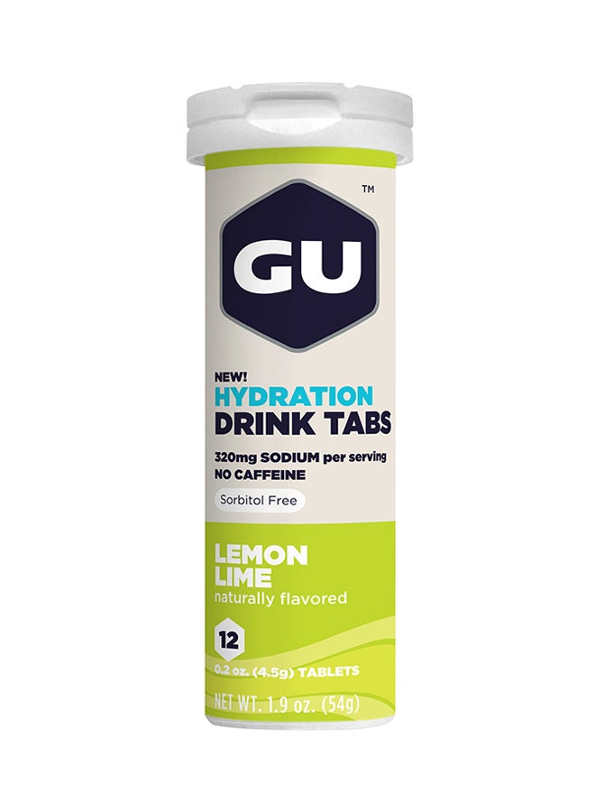 GU - Hydration Drink Tabs- Lemon Lime - Image 1