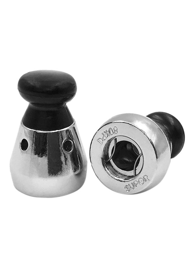 Pressure Cooker Safety Valve Black/Silver 