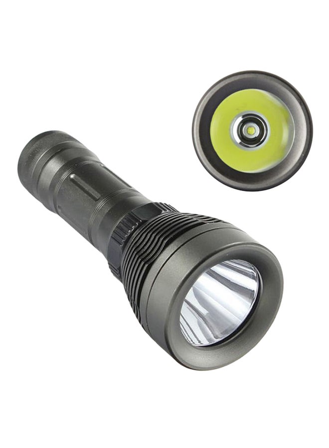 QiaoKai Diving LED Flashlight Grey 