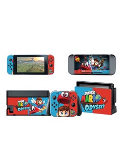 Super Mario Odyssey Skin Printed Sticker For Nintendo Switch Console