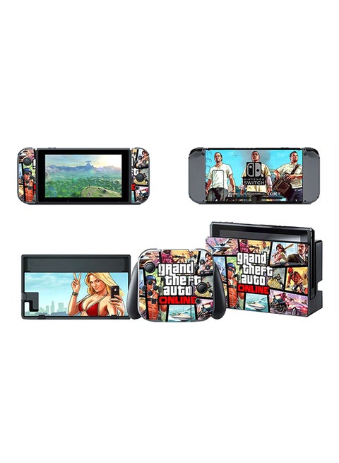 Grand Theft Auto V Skin Sticker For Nintendo Switch Console