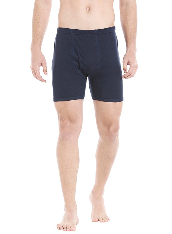 BYC Low-Rise Boxer Briefs Navy Blue - Image 1