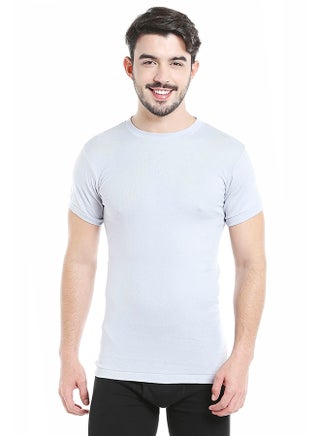 Short Sleeves Undershirt Grey - v1530609999/N15546921V_1