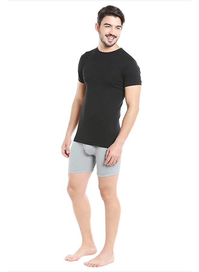 BYC - Short Sleeves Undershirt Black - Image 1
