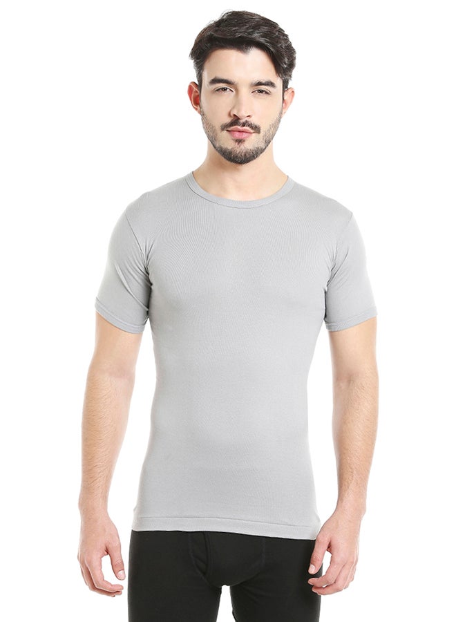 BYC - Short Sleeves Undershirt Grey - Image 1