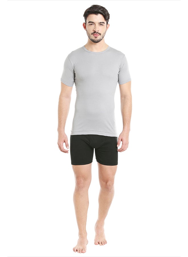 BYC Short Sleeves Undershirt Grey - Image 3