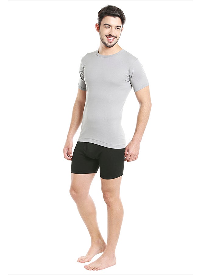 BYC Short Sleeves Undershirt Grey - Image 4