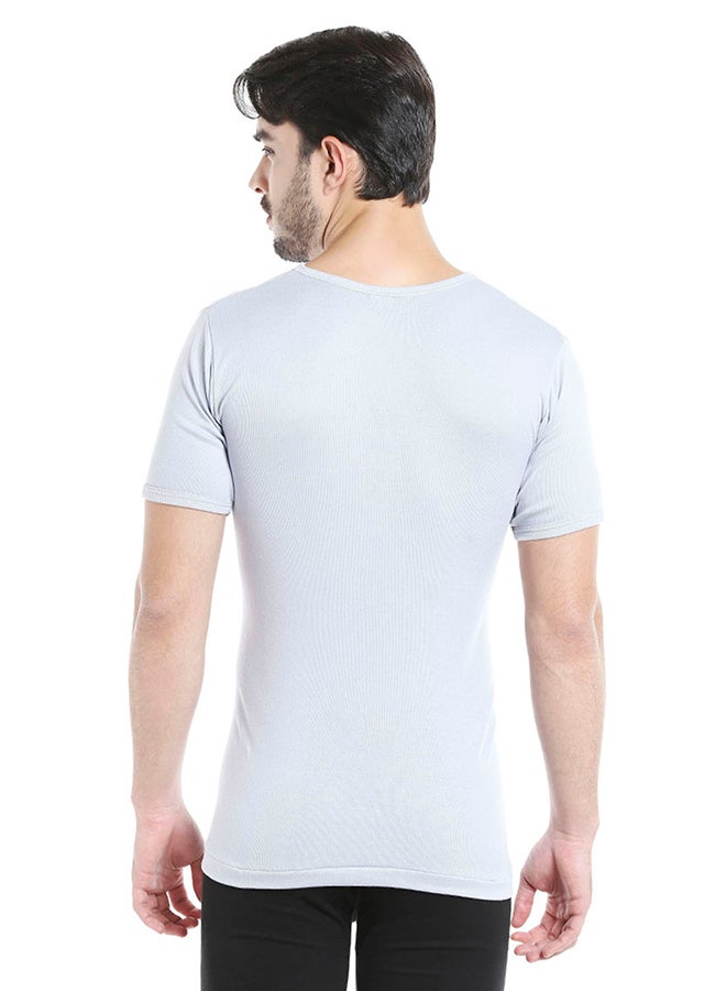 BYC Short Sleeves Undershirt Grey  - Image 2