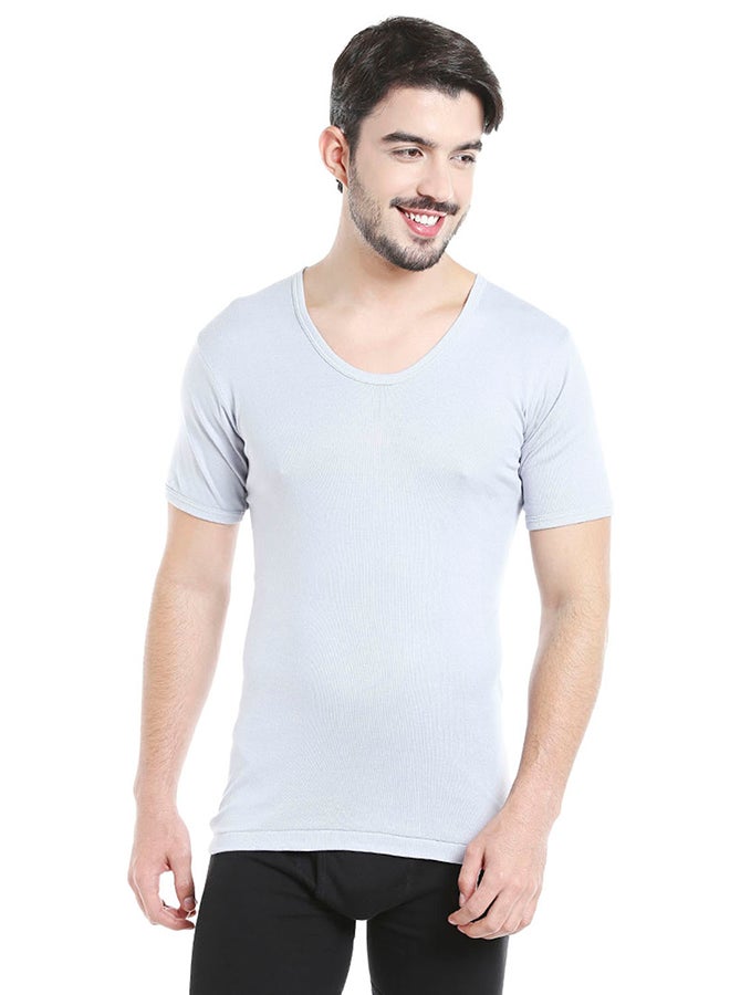 BYC Short Sleeves Undershirt Grey  - Image 4
