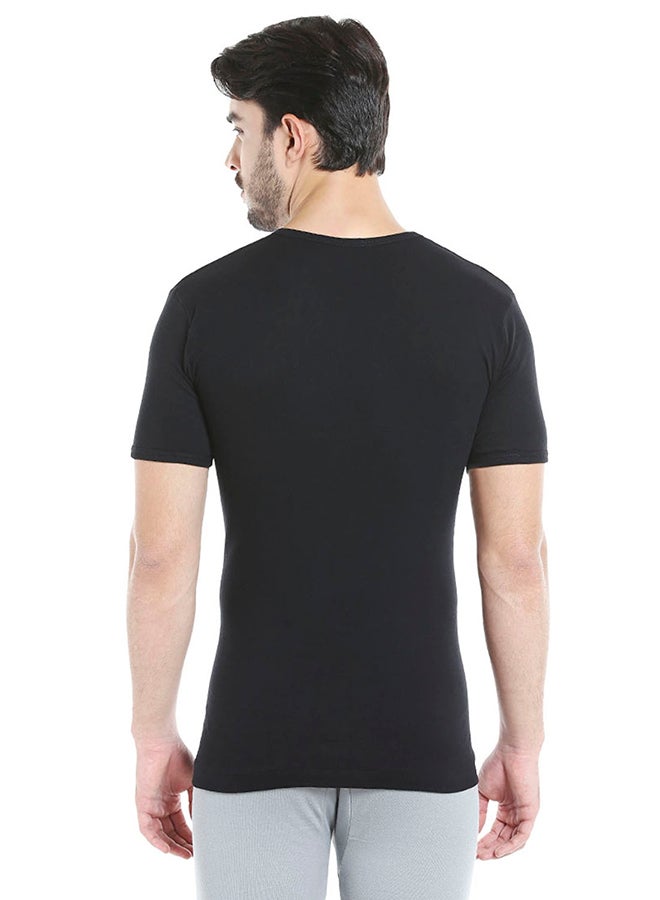 BYC Short Sleeves Undershirt Black  - Image 2
