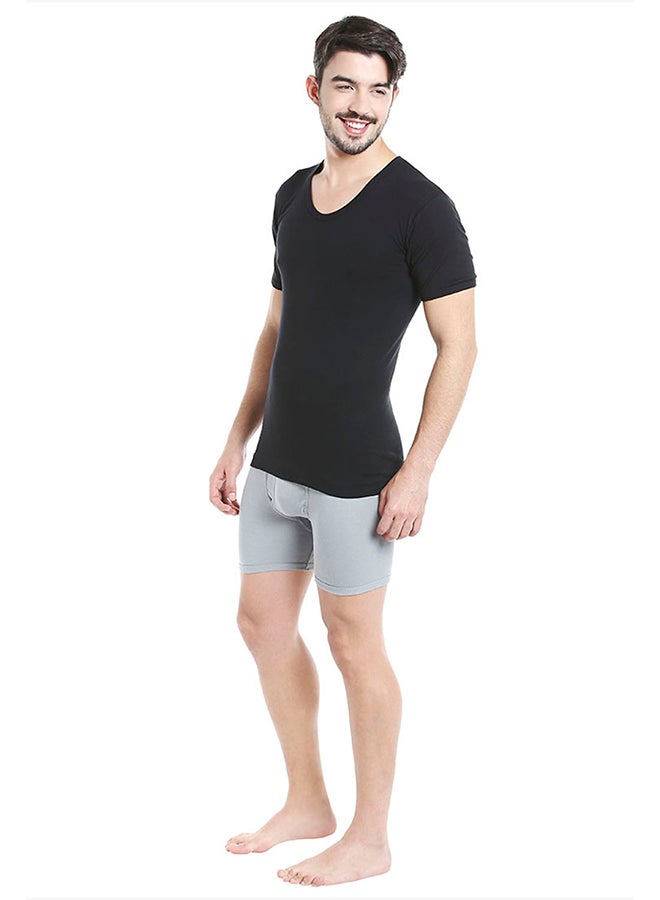 BYC Short Sleeves Undershirt Black  - Image 4