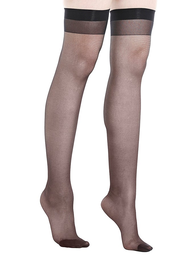 BYC Thigh High Stockings Black 