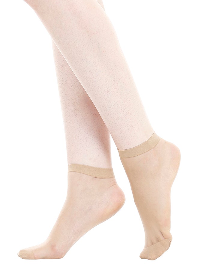 بي واي سي جوارب تغطي الكاحل لون البشرة