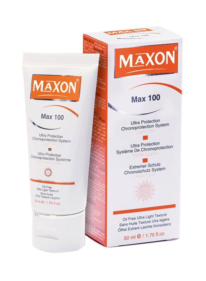 maxon Max 100 Tinted Light Cream 50ml 