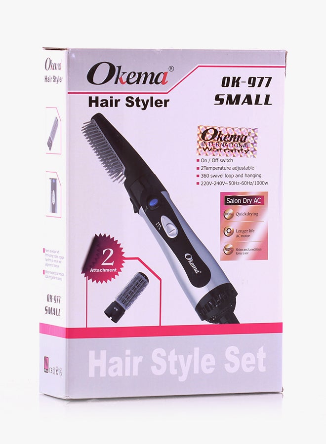 أوكيما طقم مصفف الشعر طراز OK-977 أسود/فضي  - Image 3