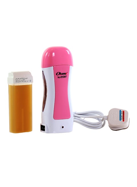 Depilatory Wax Heater OK-412 White/Pink