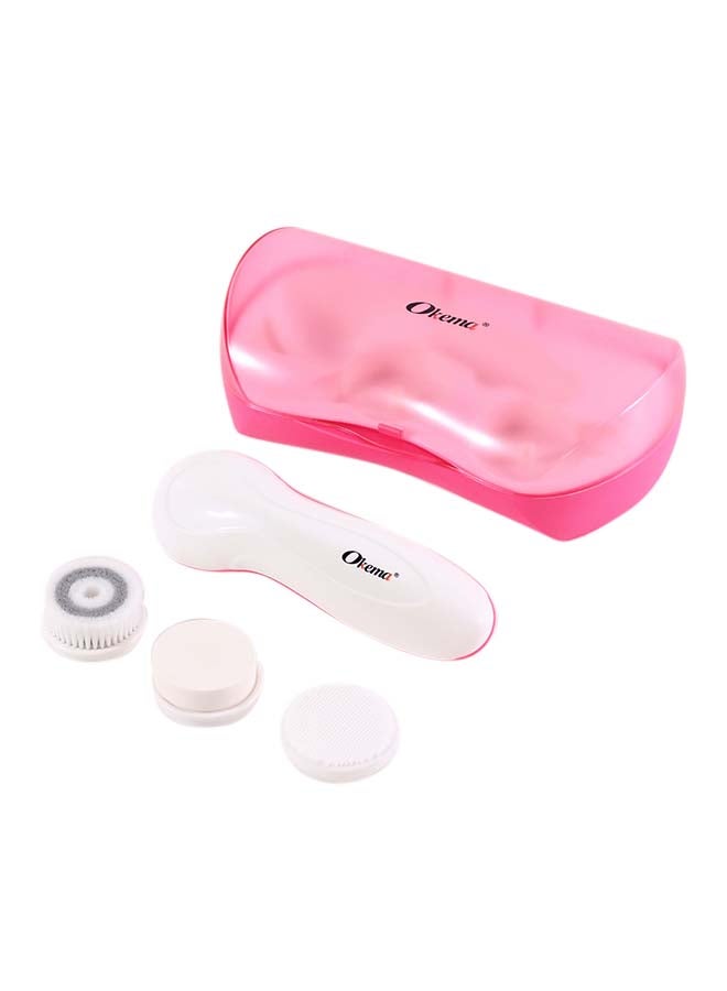 Okema - 3 In 1 Facial Cleanser Kit OK - 456 White/Red - Image 1