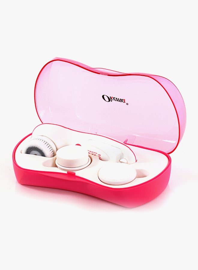 Okema - 3 In 1 Facial Cleanser Kit OK - 456 White/Red - Image 1