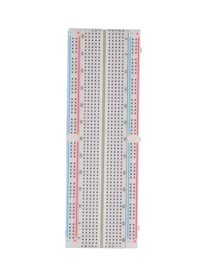 Generic - Solderless Breadboard Protoboard Test Circuit White - Image 1