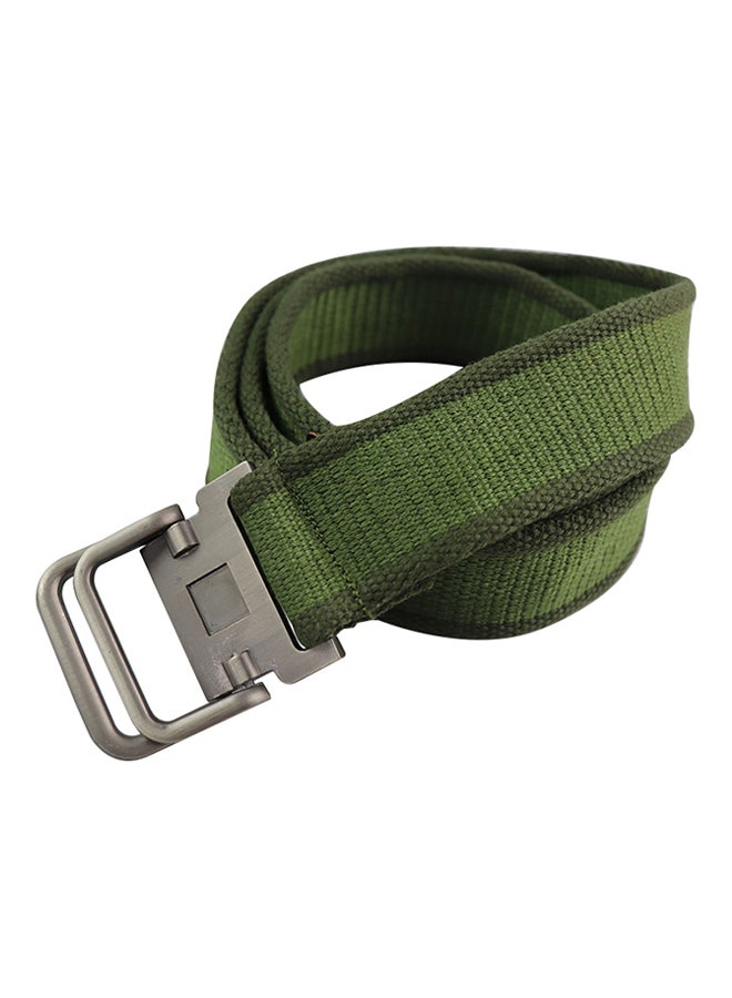 Double Ring Buckle Belt Green - Image 2