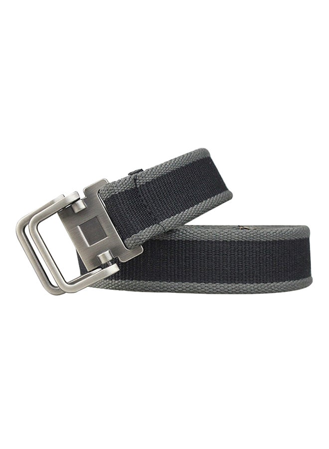 Double Ring Buckle Belt Grey - Image 2