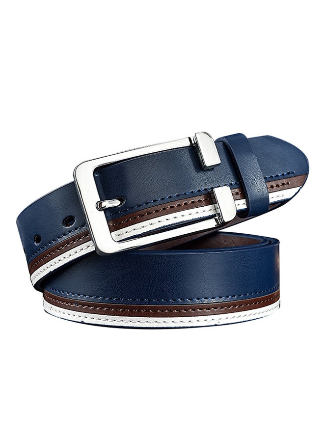Casual Patchwork Belt Blue - Image 1