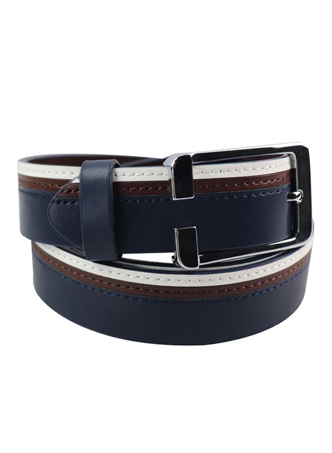 Casual Patchwork Belt Blue - Image 2