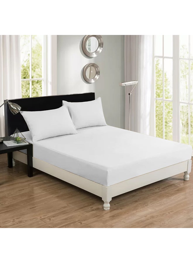 Scala 3-Piece Bedsheet Set Cotton White 