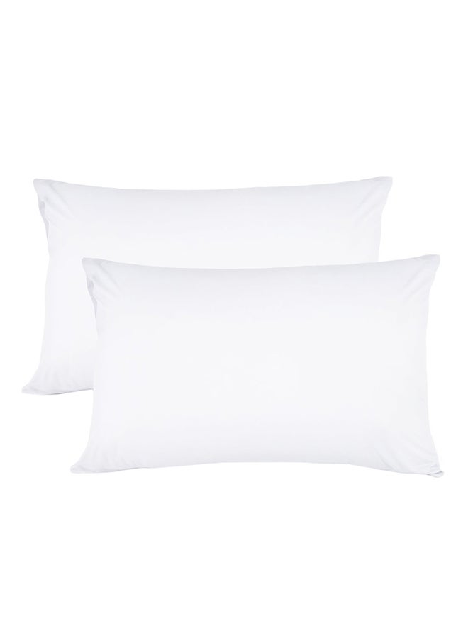 سكالا غطاء وسادة قطعتين cotton أبيض