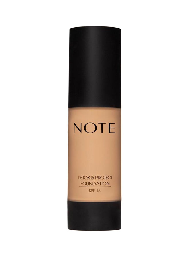 Note Detox And Protect Liquid Foundation Pump 05 Honey Beige - Image 1