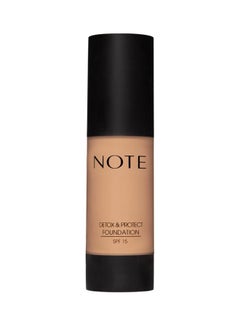 Note Detox And Protect Liquid Foundation Pump 06 Dark Honey  - Image 1