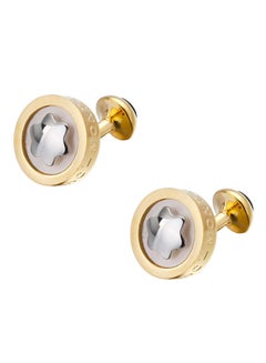White Gold Classic Plum Simple French Cufflinks