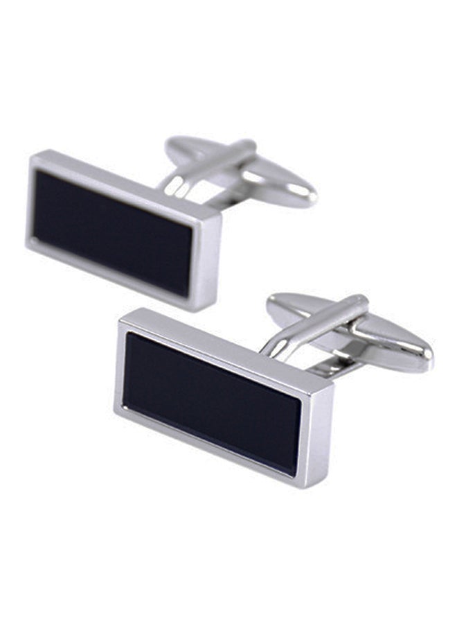 Generic - White Gold Classic Simple Shirt French Cufflinks - Image 1