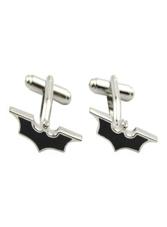 White Gold Super Hero Batman Cufflinks