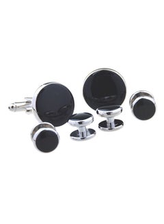 Stainless Steel Luxurious Tuxedo Shirts Cufflinks And Dress Shirt Studs Set