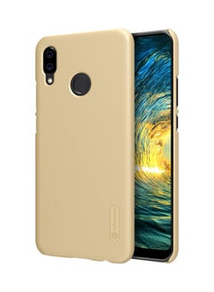 Frosted Shield Back Case Cover With Screen Guard For Huawei Nova 3E Gold
