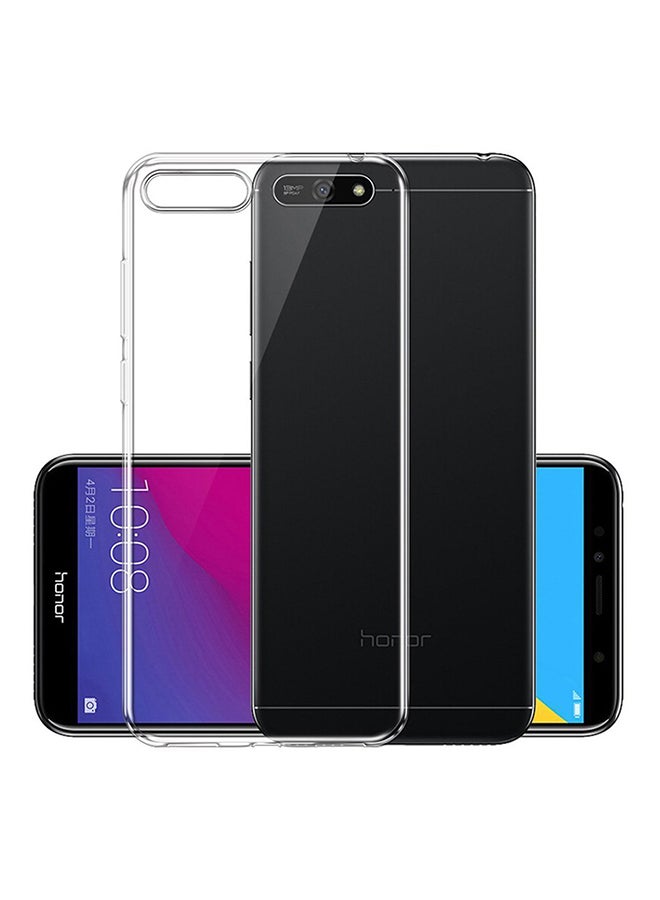 إينيكس غطاء حماية من السيليكون لهاتف هواوي Y6 برايم شفاف - Image 1