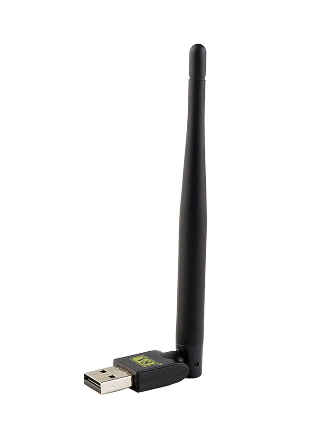 Generic - Freesat USB Wi-Fi With Antenna Satellite Receiver 114286 Black - Image 1