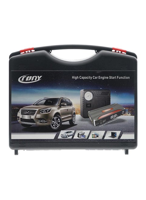 Air Compressor With Auto Car Jump Starter
