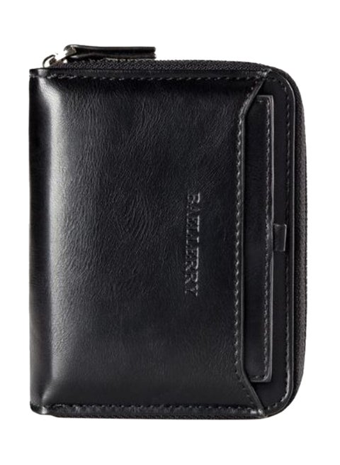Casual Vertical Wallet Black