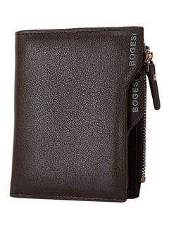 BOGESI Classic Pattern Wallet Brown 