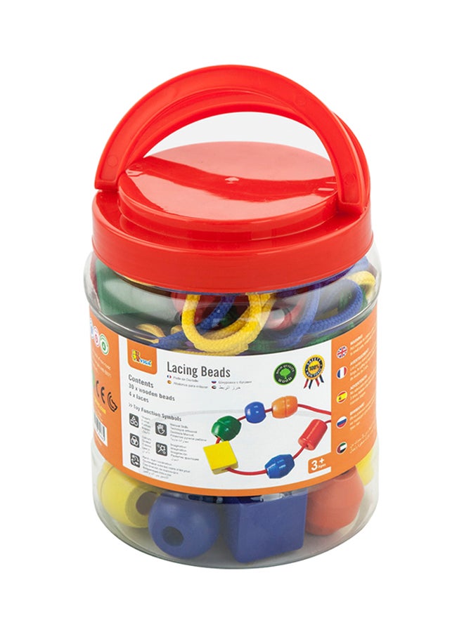 Viga 30-Piece Lacing Bead Playset - Image 3
