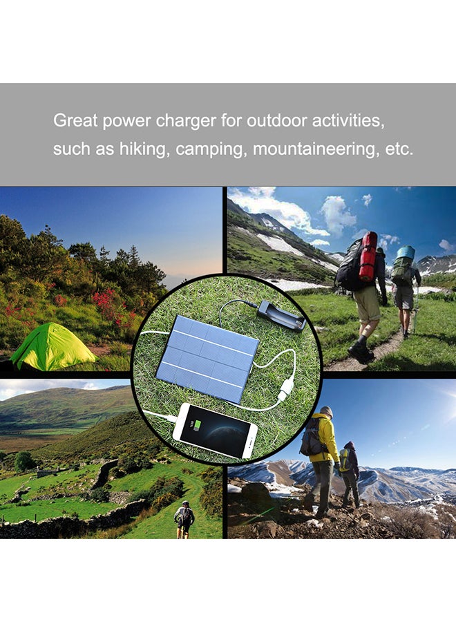 docooler Polycrystalline Silicon Solar Panel Charger Black  - Image 5
