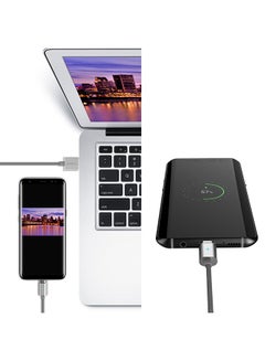 dodocool Detachable Magnetic USB-C Charge & Sync Cable With LED Indicator Silver  - Image 3